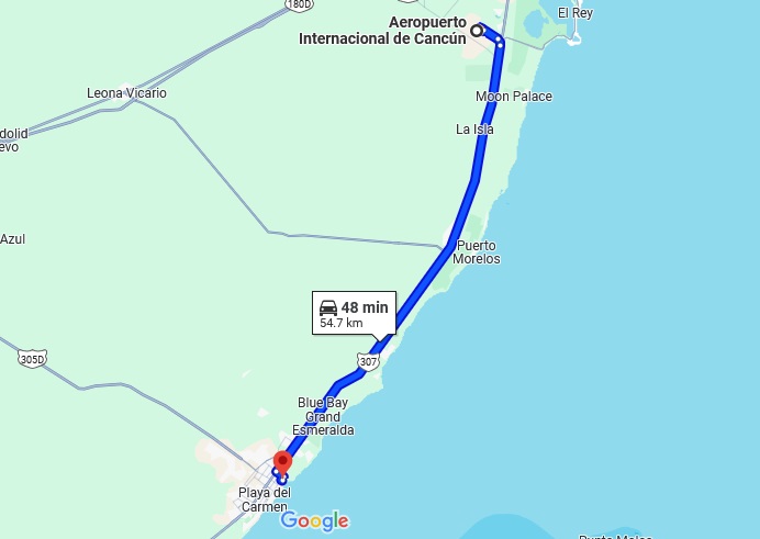How far is Paradisus La Perla from airport